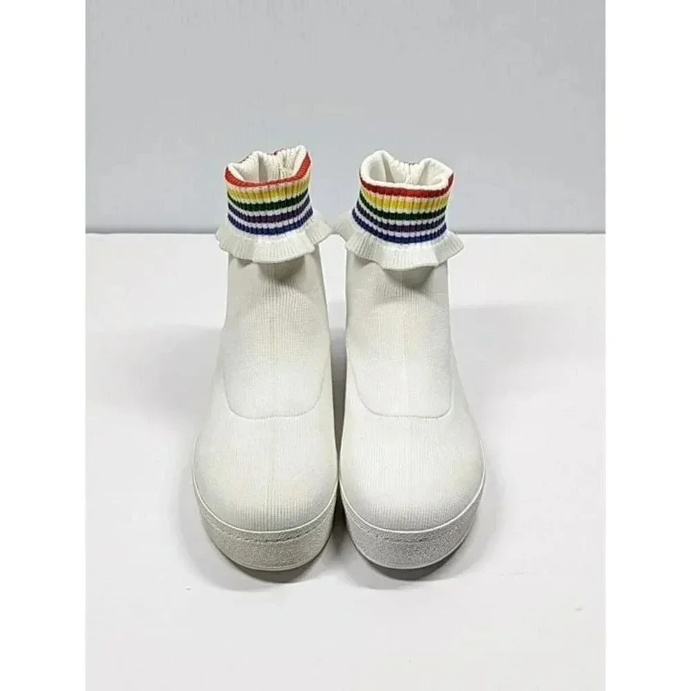 Opening Ceremony Women's Bobby Ruffled Sock Slip-On Sneakers Size 36 (MSRP $250)